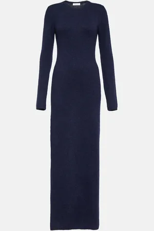 GABRIELA HEARST Robe longue Brogan en cachemire et soie