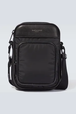 Saint Laurent Pochette pour téléphone en cuir à logo