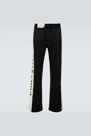 Dolce & Gabbana Pantalon de survêtement brodé en coton