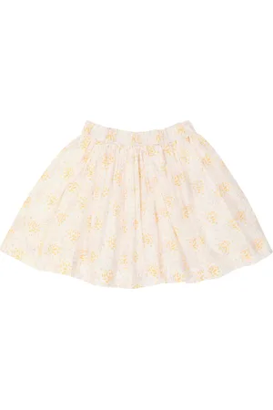 BONPOINT Jupe Suzon en coton à fleurs
