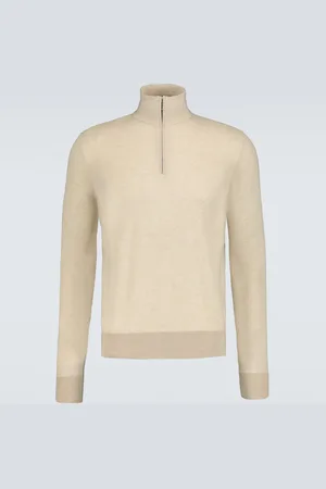 Loro Piana Pull Mezzocollo Roadster en cachemire