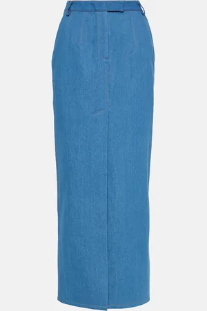 AYA MUSE Jupe longue Colia en jean