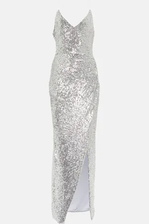 Balmain Robe longue à sequins