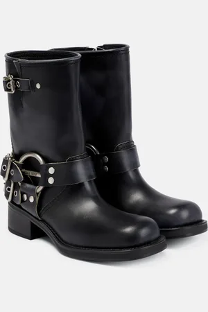 Miu Miu Bottines en cuir