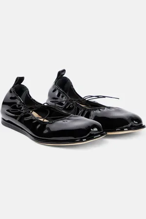 Simone Rocha Ballerines en cuir verni
