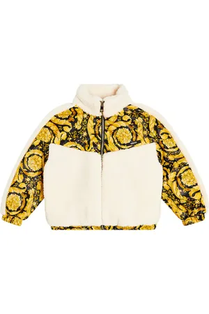 VERSACE Veste Barocco en shearling synthétique