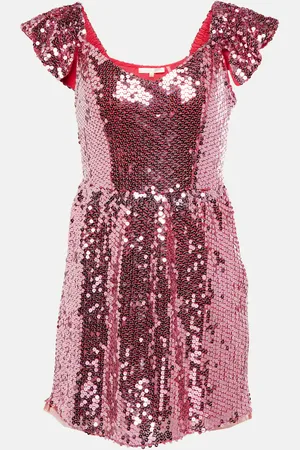 LOVESHACKFANCY Robe Alva à sequins