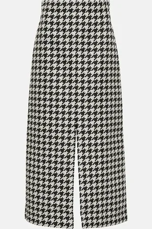 Burberry Jupe longue à carreaux