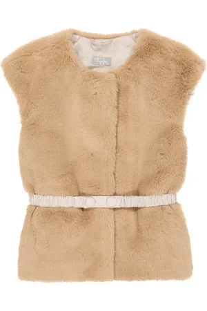 Il gufo Gilet en fourrure synthétique