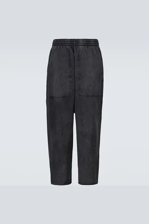 Balenciaga Pantalon de survêtement raccourci en coton