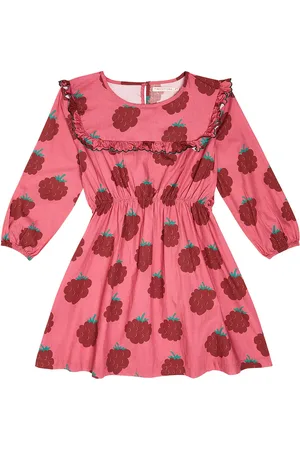 Tiny Cottons Robe Raspberries Sailor Frills en coton
