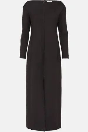 The Row Robe longue Reysha en laine mélangée