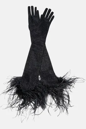 Oseree Oséree Gants Lumière Plumage métallisés