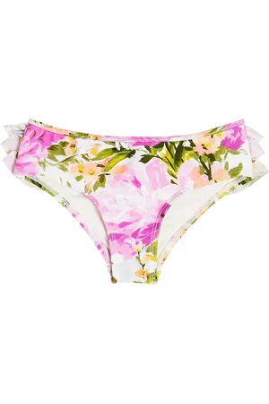 ZIMMERMANN Culotte de bikini Halcyon à fleurs