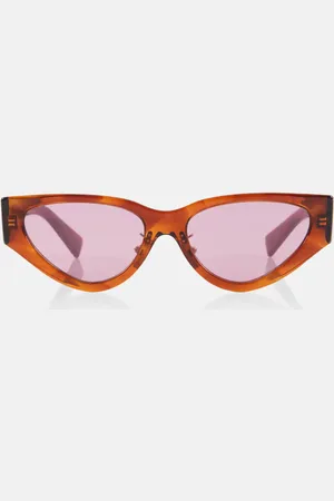 Miu Miu Lunettes de soleil œil-de-chat à logo