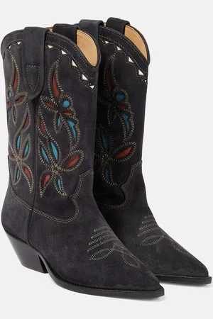Isabel Marant Bottines santiags Duerto en daim