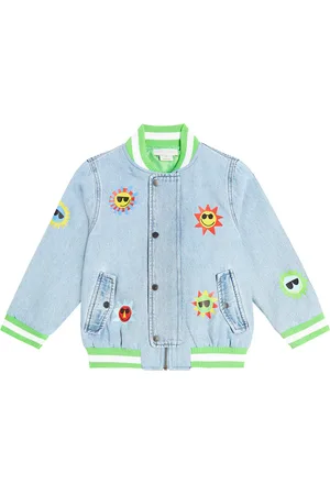 Stella McCartney Veste teddy brodée en jean