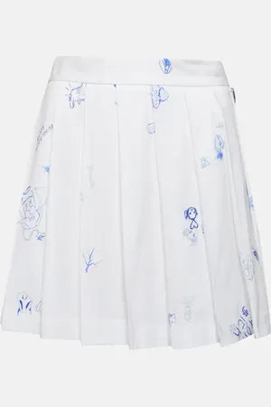 Vetements Mini-jupe imprimée en coton