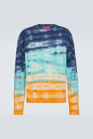 THE ELDER STATESMAN Pull Sonar tie & dye en cachemire