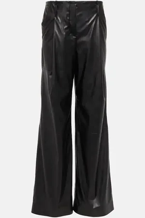 Dorothee Schumacher Pantalon Sleek Comfort en cuir synthétique
