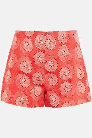 Staud Short Oscar imprimé en lin