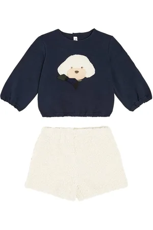 Il gufo Bébé – Ensemble sweat-shirt et short