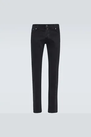 Kiton Jean droit à taille mi-haute