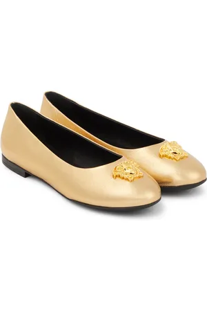 VERSACE Ballerines La Medusa en cuir