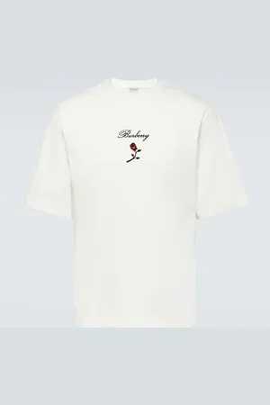 Burberry T-shirt brodé en coton