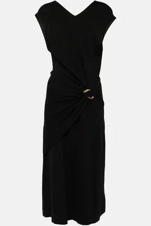 Jil Sander Robe midi en laine vierge