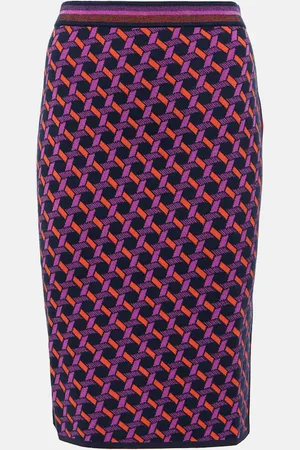 Diane von Furstenberg Jupe midi Hazel en jacquard