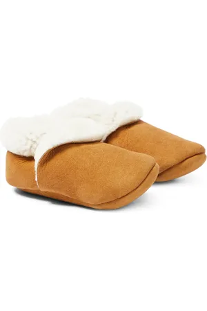 Petit Nord Bébé – Chaussons en shearling et daim