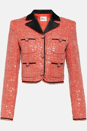 Self-Portrait Veste raccourcie à sequins