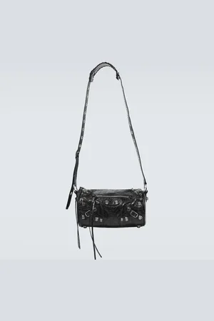 Balenciaga Sac Le Cagole Cylinder en cuir