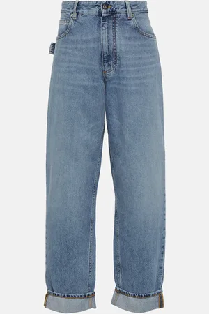 Bottega Veneta Jean droit à taille mi-haute