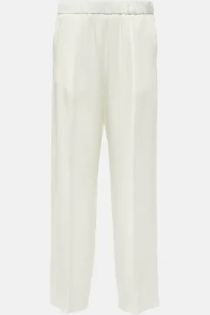 Jil Sander Pantalon droit en satin
