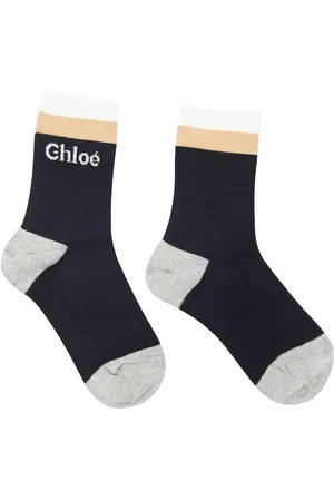 Chloé Chloé Kids Chaussettes en coton mélangé
