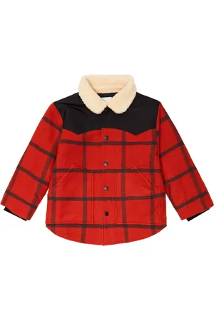 Stella McCartney Veste en laine mélangée à carreaux