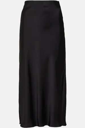 Brunello Cucinelli Jupe midi en satin