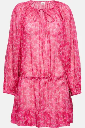 Marant Etoile Robe tunique Parsley en coton à fleurs