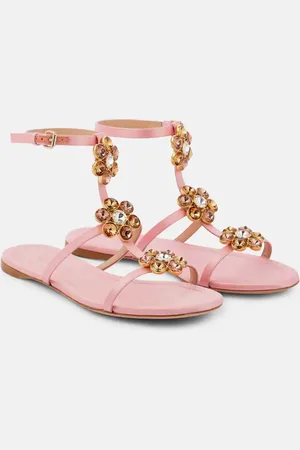 Giambattista Valli Sandales Jaipur en satin à ornements