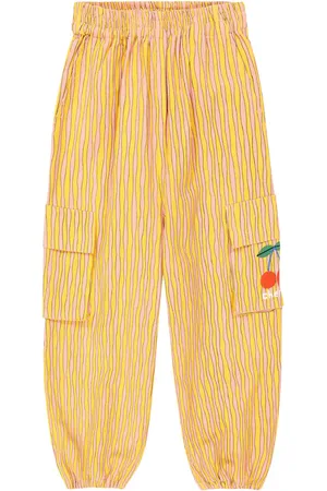 Jelly Mallow Pantalon cargo en coton imprimé