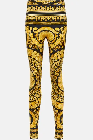 VERSACE Legging Barocco à taille mi-haute