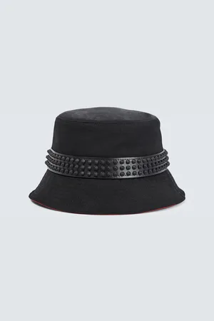Christian Louboutin Chapeau bob Bobino Spikes en toile