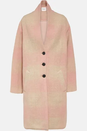 Marant Etoile Manteau en laine mélangée à carreaux