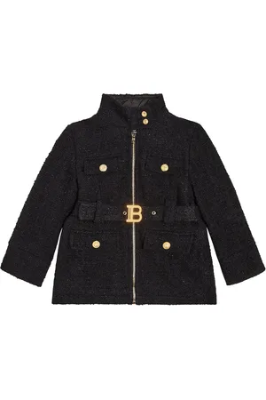 Balmain Manteau à logo