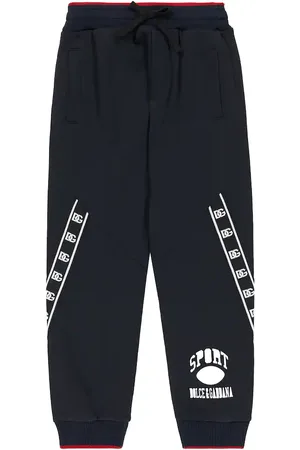 Dolce & Gabbana Pantalon de survêtement en coton à logo