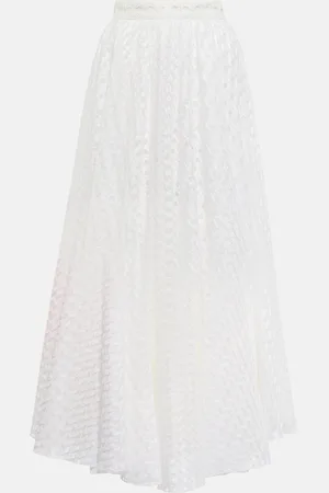 Giambattista Valli Jupe midi en macramé