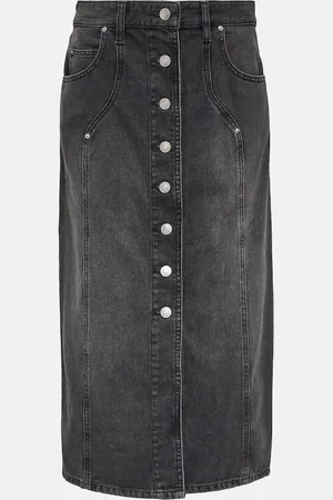 Marant Etoile Jupe midi Vandy en jean