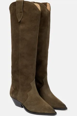 Isabel Marant Bottes santiags Denvee en daim